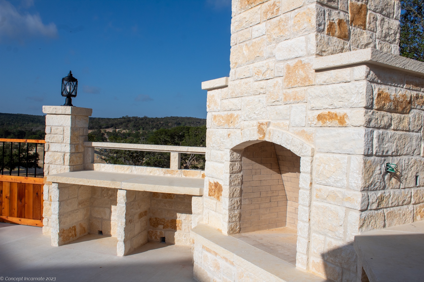 Outdoor fireplace Outdoor fireplace