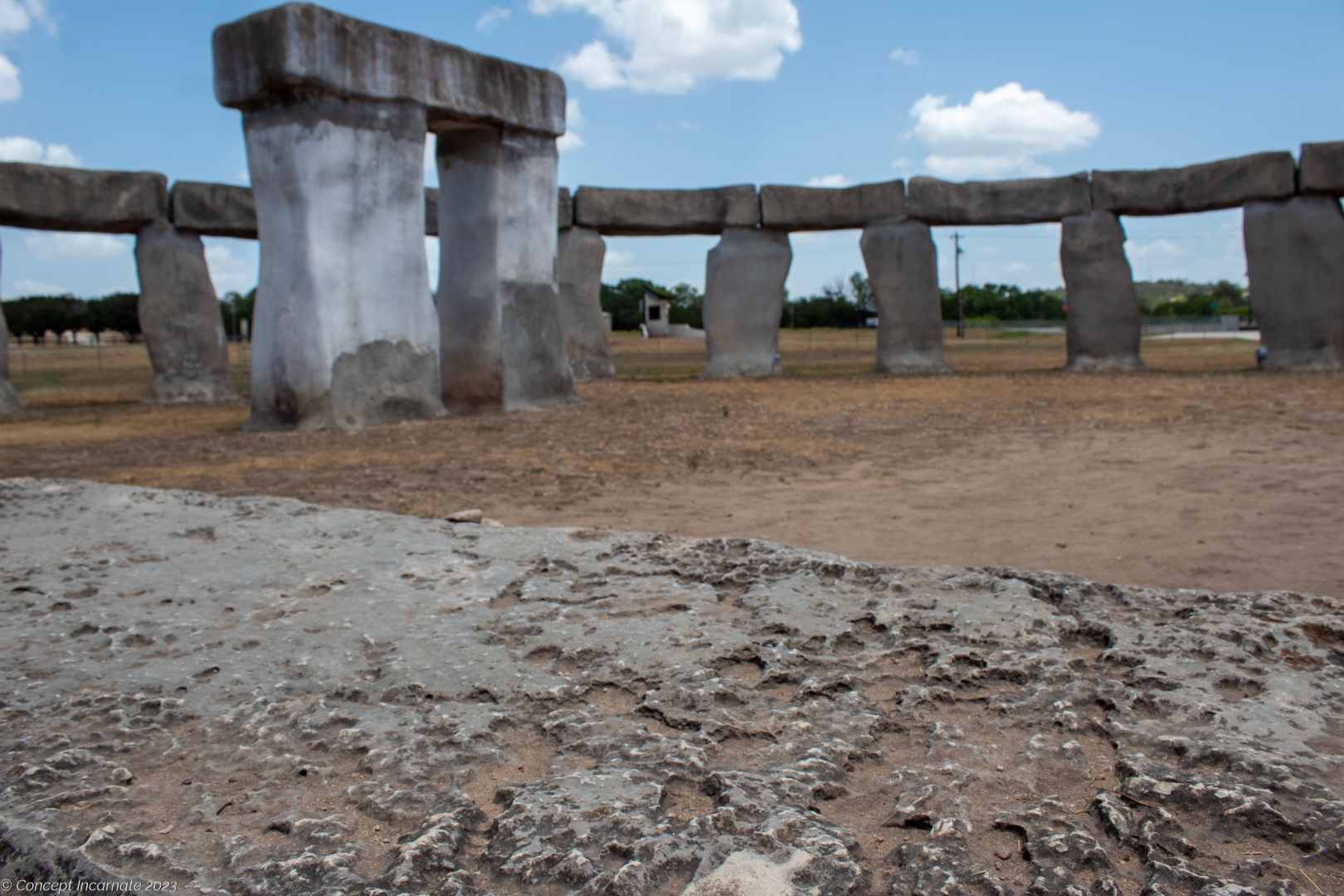 Texas Stonehenge from within